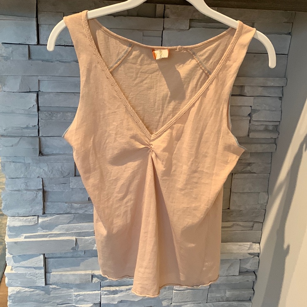 Burning Torch v neck tank top
